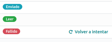 Detalle de los estados que pueden tener los mensajes enviados por WhatsApp en Odoo