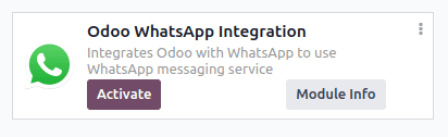 Modulo de WhatsApp en Odoo