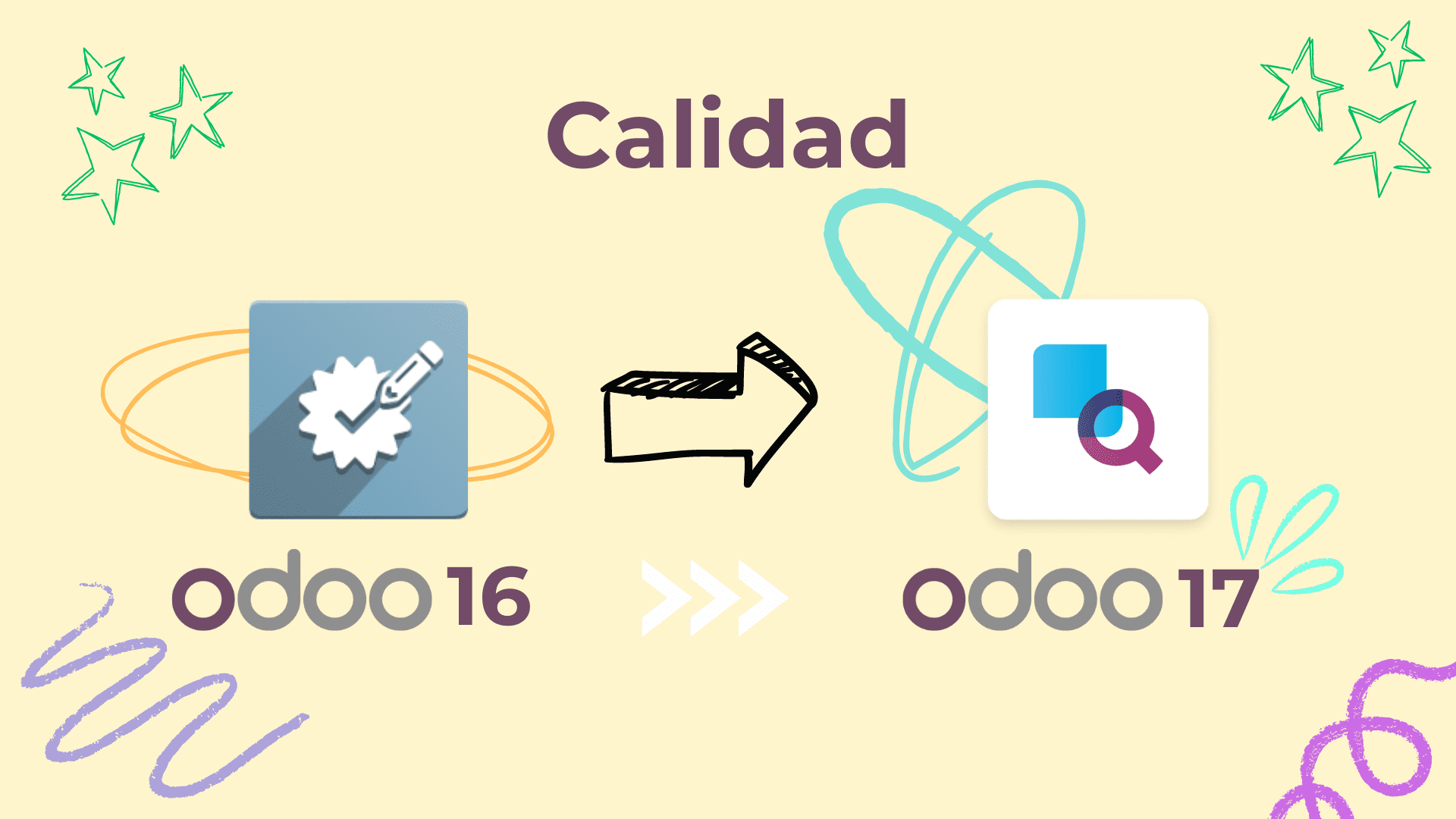 Evolución del diseño del módulo de Calidad entre Odoo 16 y Odoo 17