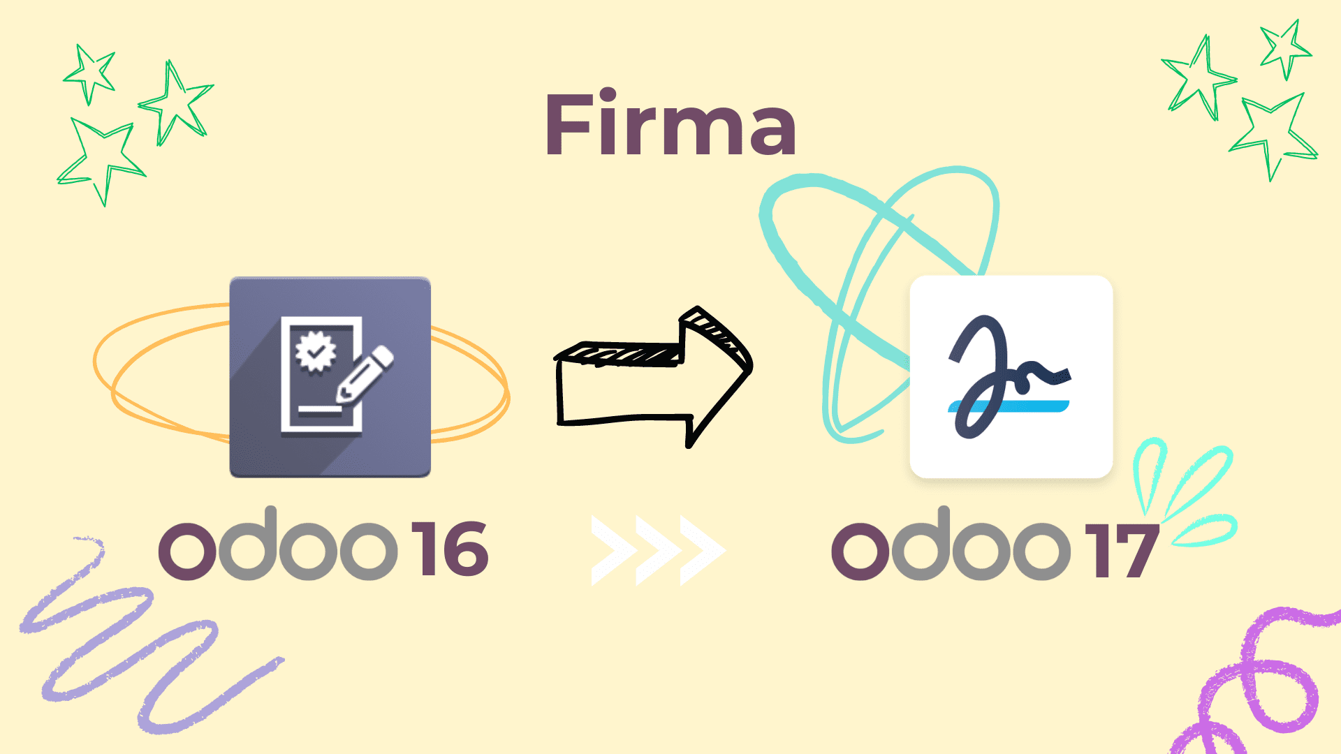 Evolución del diseño del módulo de Firma entre Odoo 16 y Odoo 17