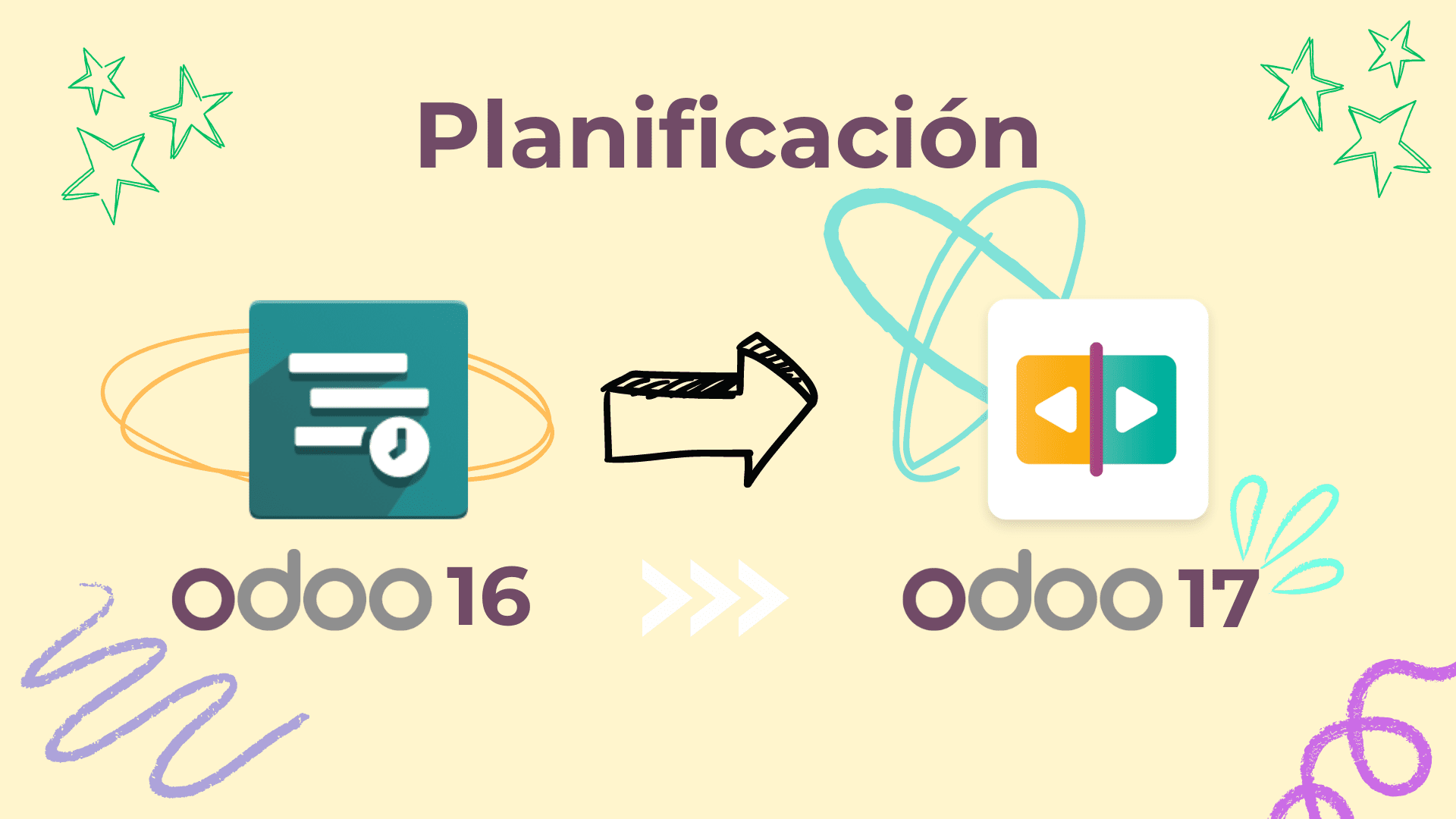 Evolución del diseño del módulo de Planificación entre Odoo 16 y Odoo 17