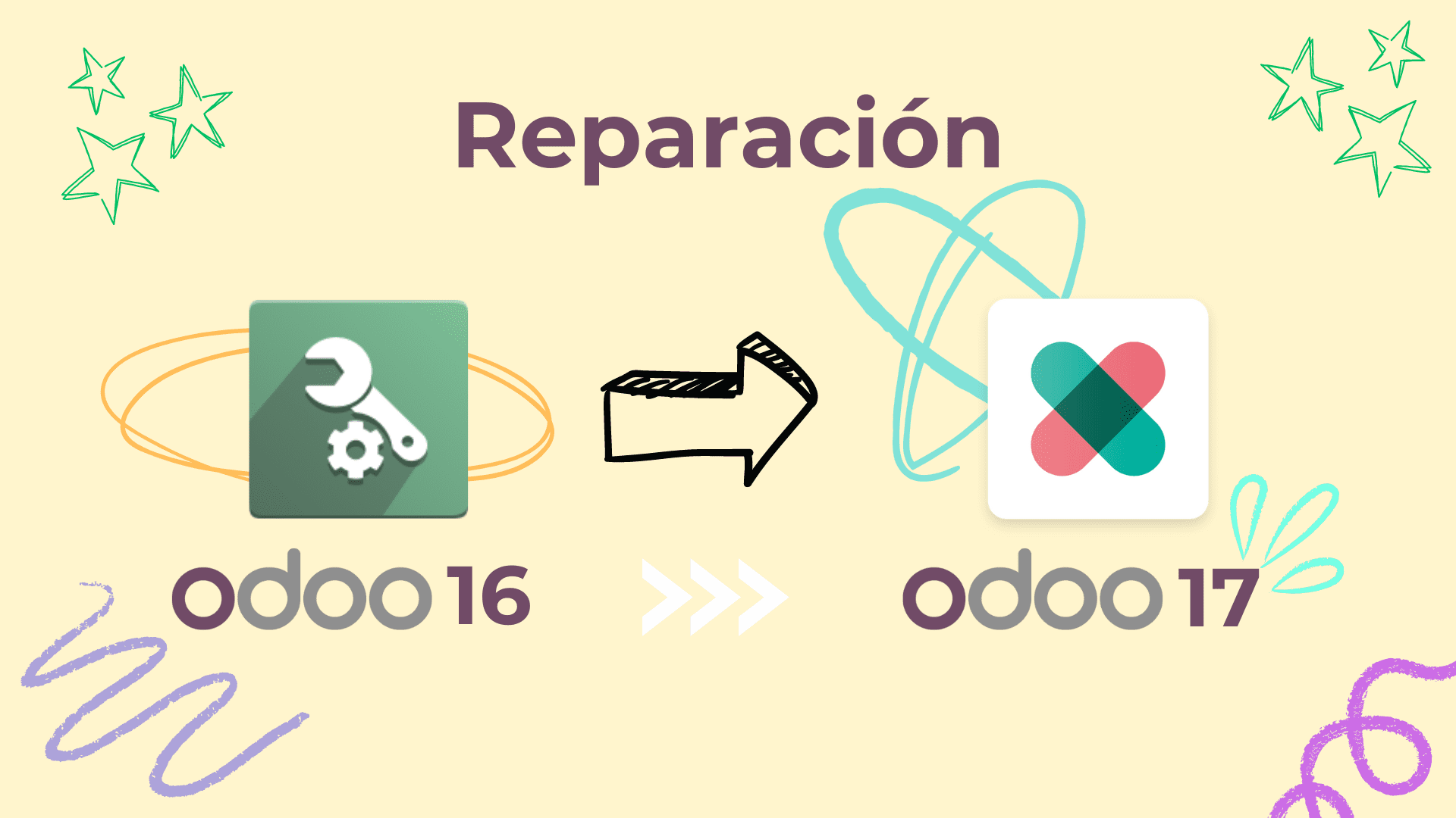 Evolución del diseño del módulo de Reparación entre Odoo 16 y Odoo 17