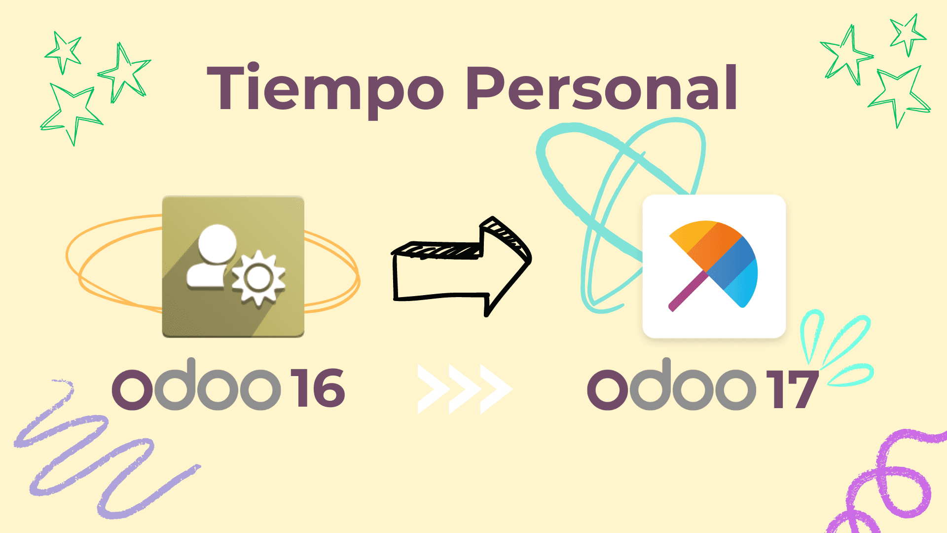 Evolución del diseño del módulo de Tiempo Personal o Ausencias entre Odoo 16 y Odoo 17